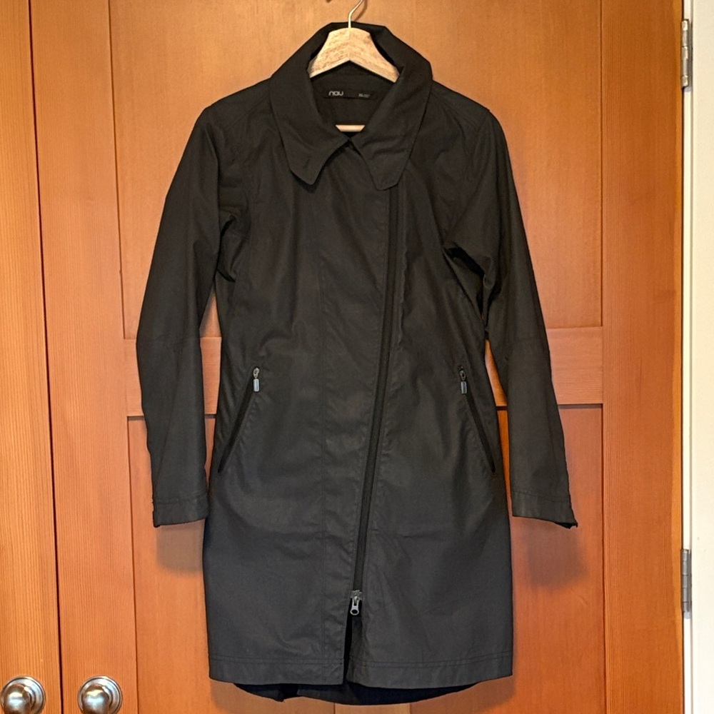 Nau Black Women's Trench Coat